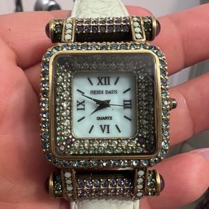 Heidi Daus Rhinestone Watch